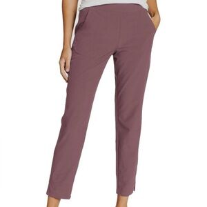 Eddie Bauer Traveler Ankle Pants in Mauve Size XS